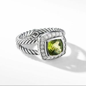 David Yurman Peridot Petit Albion ring